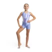 Capezio Pearl Short, Mädchen-Shorts - Hellblau glänzend
