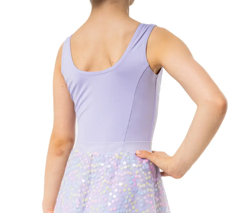 Capezio Pixie Dress, Mädchen-Trikot mit Röckchen - Violett - Lavender