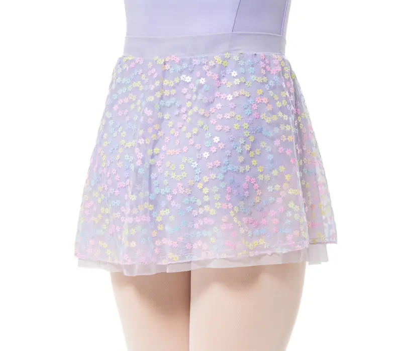 Capezio Pixie Dress, Mädchen-Trikot mit Röckchen - Violett - Lavender