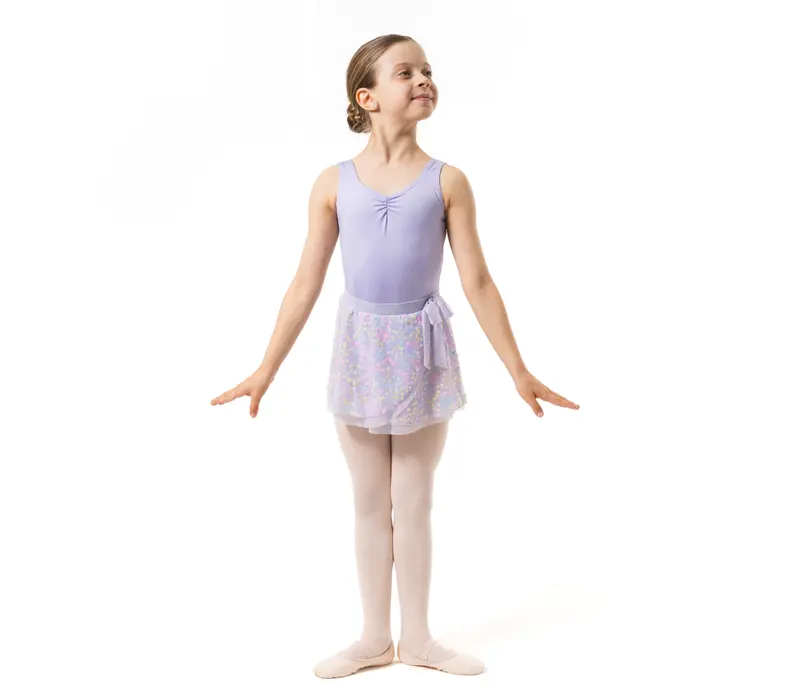 Capezio Pixie Dress, Mädchen-Trikot mit Röckchen - Violett - Lavender
