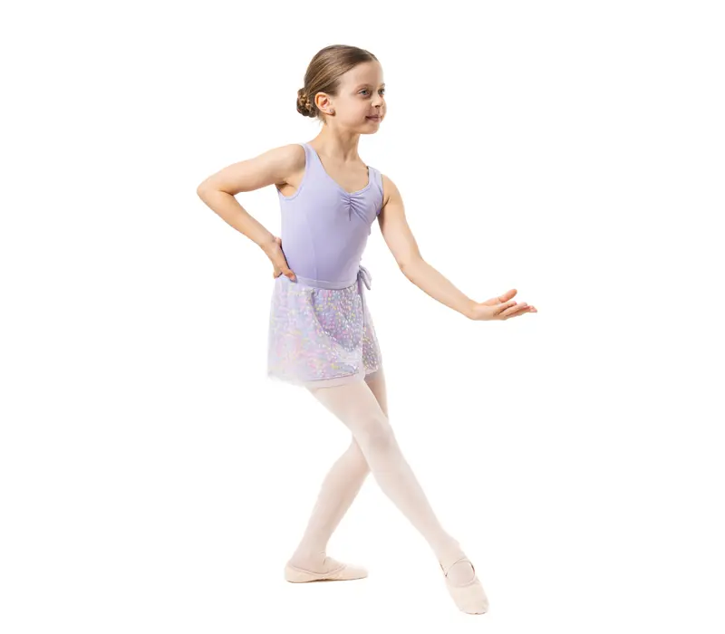 Capezio Pixie Dress, Mädchen-Trikot mit Röckchen - Violett - Lavender