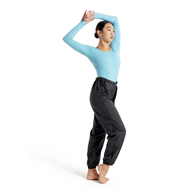 Capezio Rip stop, Unisex lange Raschelhose zum Aufwärmen Capezio Rip stop, Unisex lange Raschelhose zum Aufwärmen