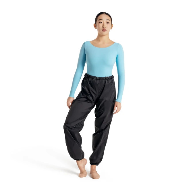 Capezio Rip stop, Unisex lange Raschelhose zum Aufwärmen Capezio Rip stop, Unisex lange Raschelhose zum Aufwärmen