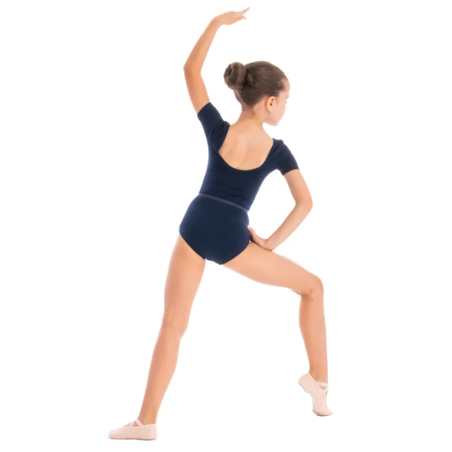 Capezio, Kindertrikot mit kurzen Ärmeln - Blau - Navy Capezio, Kindertrikot mit kurzen Ärmeln - Blau - Navy