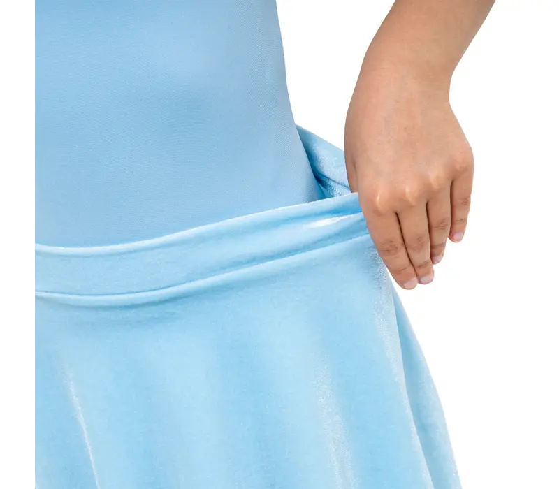 Capezio Simone Rock, Röckchen für Mädchen – Hellblau Capezio