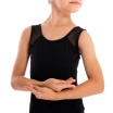 Capezio Star Mars Mesh-Rücken-Leotard, Kindertrikot mit breiten Trägern – Schwarz