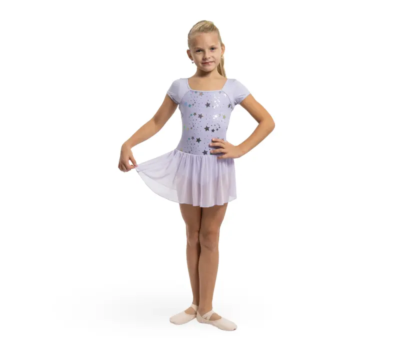 Capezio Star Struck, Trikot mit Röckchen Capezio Star Struck, Trikot mit Röckchen – Violett Lavender Capezio