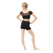 Capezio Star Cosmic Top, Crop Top für Mädchen - Schwarz Capezio Star Cosmic Top, Crop Top für Mädchen - Schwarz
