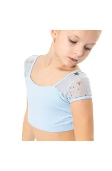 Capezio Star Cosmic Top, Crop-Top für Mädchen