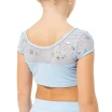 Capezio Star Cosmic Top, Crop-Top für Mädchen - Hellblau Capezio