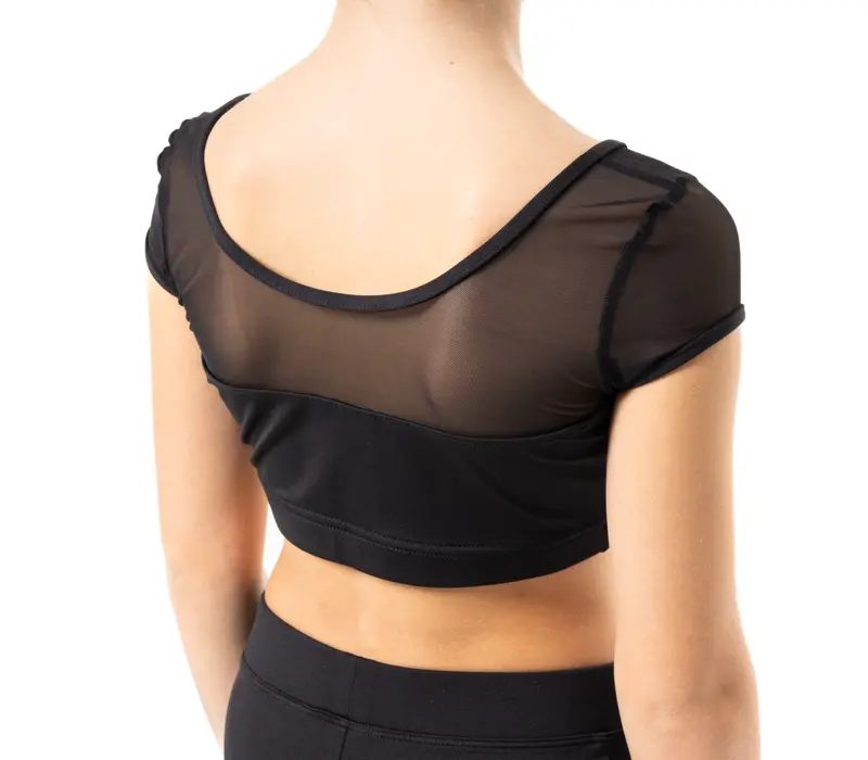 Capezio Star Cosmic Top, Crop-Top für Mädchen Capezio Star Cosmic Top, Crop Top für Mädchen - Schwarz