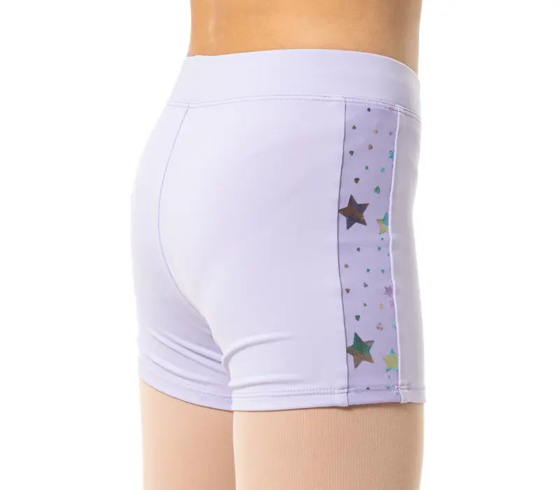 Capezio Star Short, Kinder-Shorts – Violett – Lavender