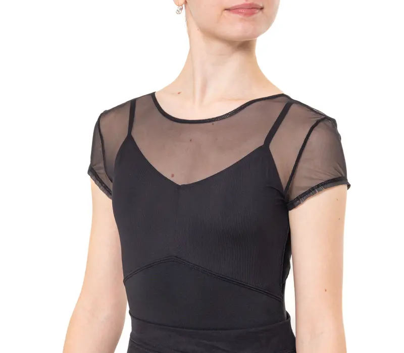 Capezio Sundown Leotard, Damen-Trikot - Schwarz