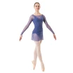 Capezio Dusk Mesh, Damen-Top mit langen Ärmeln