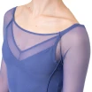 Capezio Dusk Mesh, Damen-Top mit langen Ärmeln