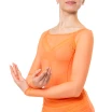 Capezio Dusk Mesh, Damen-Top mit langen Ärmeln