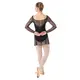 Capezio Dusk Mesh, Damen-Top mit langen Ärmeln