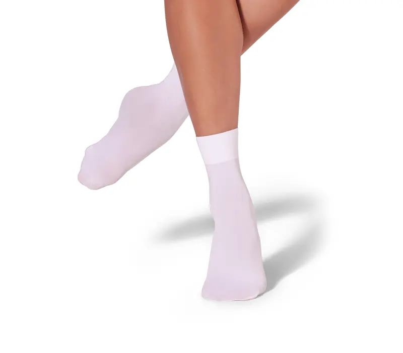 Capezio Tight Sock, universelle Socken – Weiß