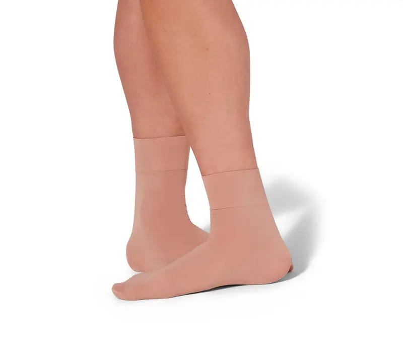 Capezio Tight Sock, universelle Socken - Braun Caramel Capezio