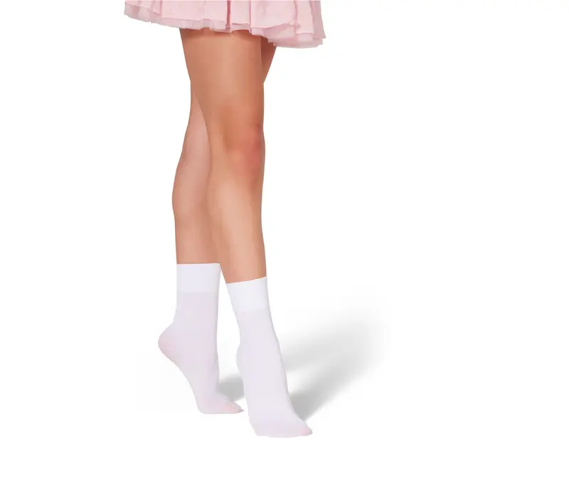 Capezio Tight Sock, Kinderstrümpfe - Weiß