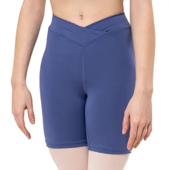 Capezio Twilight Short, Damen-Shorts mit Oberschenkellänge - Blau - storm blue