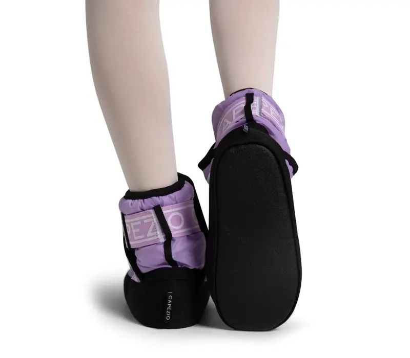 Capezio Varsity Bootie, Kinder-Aufwärmschuhe – Violett – Lavendel