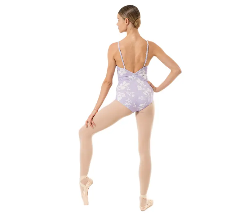 Capezio Wistful Camisole Leotard, Damen-Trikot mit feiner Falte - Blumen - RNC Capezio