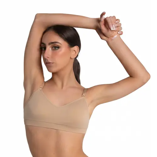 Capezio Seamless Sweetheart Bandeau-BH 3776W, Unterwäsche für Damen