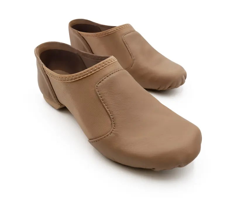 Capezio Glove Jazzschuh, Damen-Jazzschuhe mit ergonomischer Form – Braun Caramel Capezio