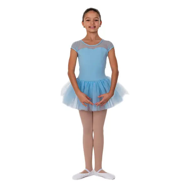 Capezio Keyhole Back Tutu Dress, Kindertrikot mit Tutu-Röckchen