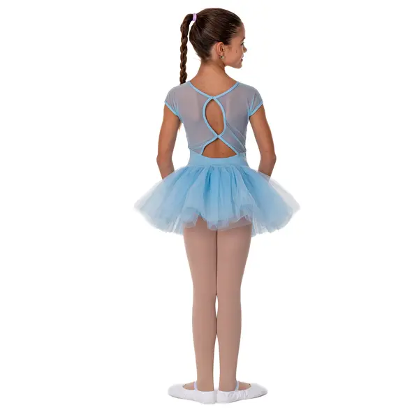 Capezio Keyhole Back Tutu Dress, Kindertrikot mit Tutu-Röckchen
