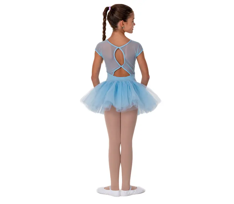 Capezio Keyhole Back Tutu-Kleid, Kindertrikot mit Tutu-Röckchen – Hellblau Capezio Capezio Keyhole Back Tutu-Kleid, Kindertrikot mit Tutu-Röckchen – Hellblau Capezio