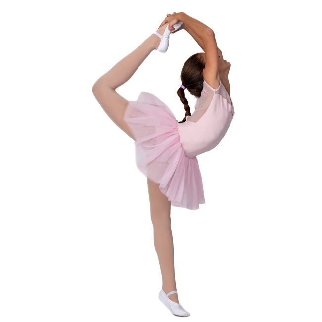 Capezio Tutu-Kleid mit Schlüsselloch-Rücken, Kindertrikot mit Tutu-Röckchen – Rosa Capezio Capezio Tutu-Kleid mit Schlüsselloch-Rücken, Kindertrikot mit Tutu-Röckchen – Rosa Capezio