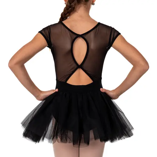 Capezio Keyhole Back Tutu Dress, Kindertrikot mit Tutu-Röckchen