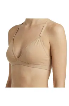 Capezio Deep Neck Clear Back, Damen-BH