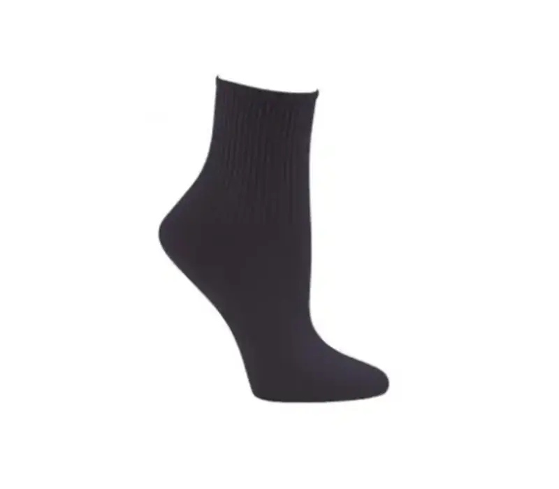 Capezio Ribbed sock, Socken - Schwarz