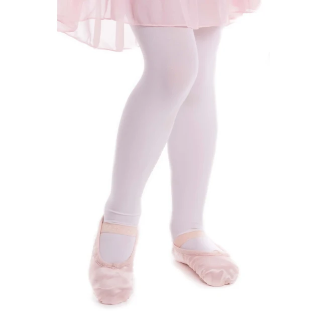 Capezio Satin Daisy, Kinder-Satin-Ballettschläppchen