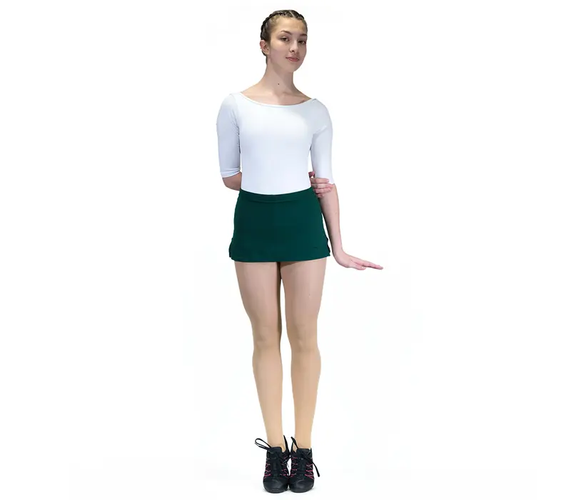 Capezio, Rock mit kurzen eingenähten Hosenbeinen - Grün - dark green
