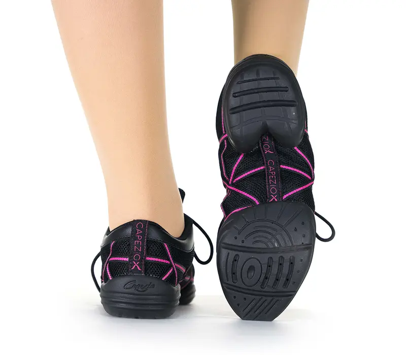 Capezio Web Dansneaker, Herren-Sneaker – Rosa – Hot Pink