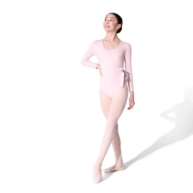 Capezio Essentials Wrap Top, Wickeltop für Mädchen