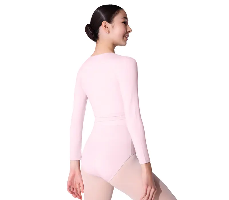 Capezio Essentials Wrap Top, Wickeltop für Mädchen - Rosa – Pink