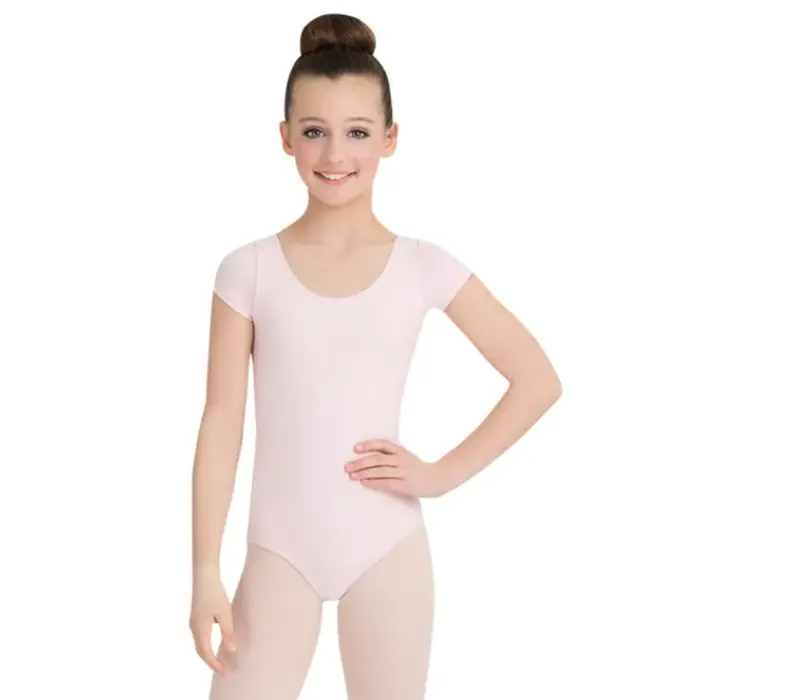 Capezio, Kindertrikot mit kurzen Ärmeln - Rosa Capezio