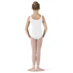 Bloch Tutu, Mädchen-Baumwolltrikot mit breiten Trägern - Weiß