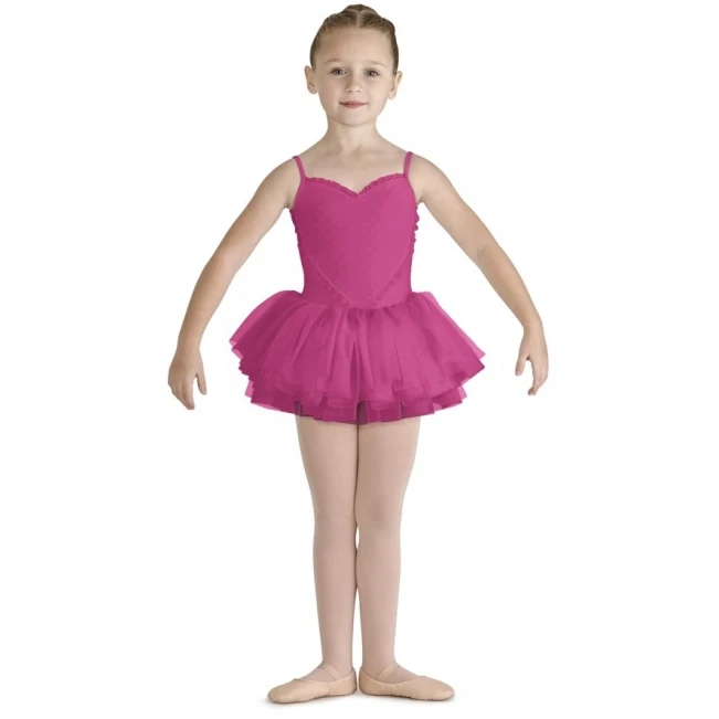 Bloch Valentine, Trikot mit Tutu-Röckchen – Pink Hot Bloch Bloch Valentine, Trikot mit Tutu-Röckchen – Pink Hot Bloch