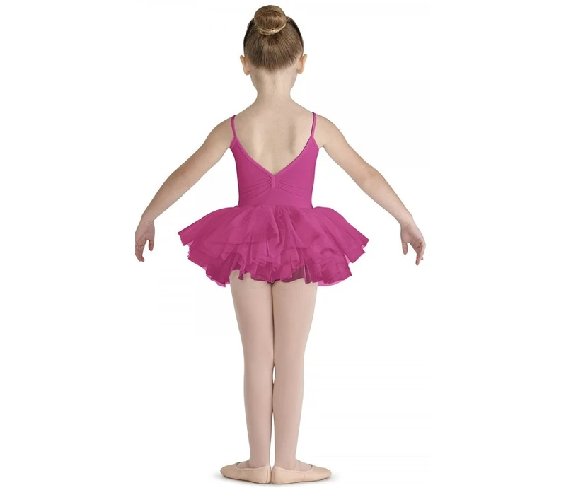Bloch Valentine, Trikot mit Tutu-Röckchen – Pink Hot Bloch