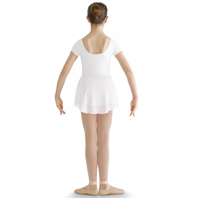 Bloch Trikot mit kurzen Ärmeln und Röckchen – Weiß Bloch Trikot mit kurzen Ärmeln und Röckchen – Weiß
