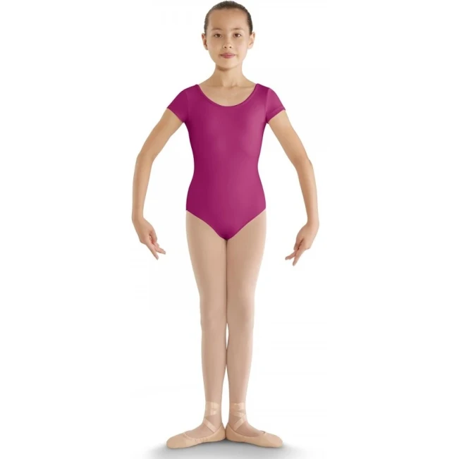 Bloch CL8832 Trikot mit Riemchen-Rücken und Kappenärmeln, Kinder-Balletttrikot Bloch CL8832 Trikot mit Riemchen-Rücken und Kappenärmeln, Kinder-Balletttrikot