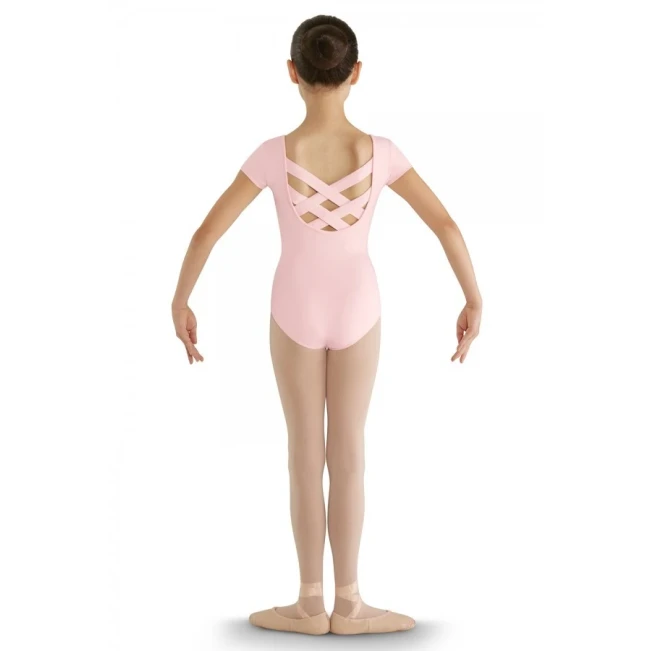 Bloch CL8832 Trikot mit Riemchen-Rücken und Kappenärmeln, Kinder-Balletttrikot Bloch CL8832 Trikot mit Riemchen-Rücken und Kappenärmeln, Kinder-Balletttrikot