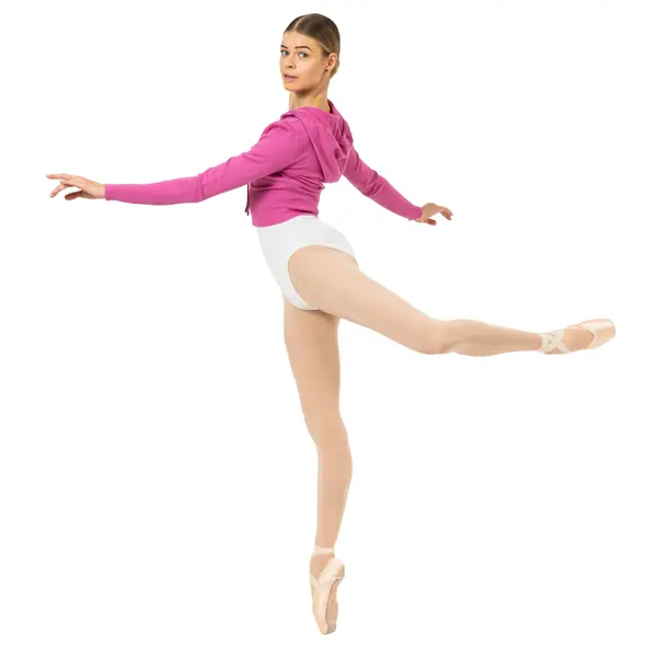 Bloch Cropped Knit Full Zip Hoodie, Damenhoodie mit Kapuze