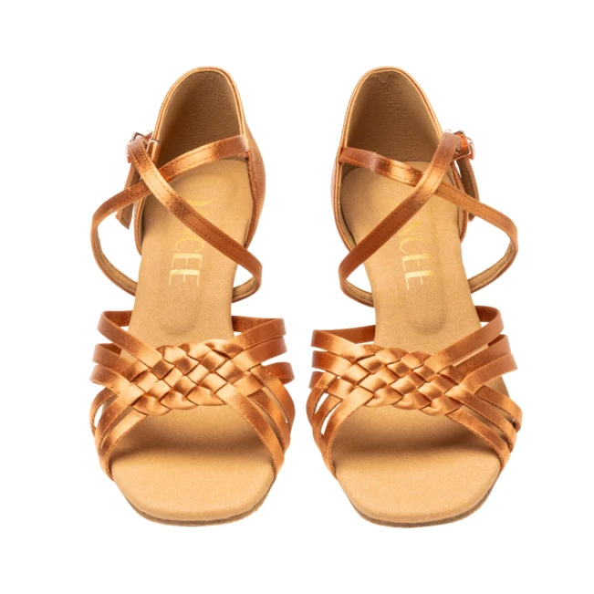 Dancee Clara, Damen-Lateinschuhe – Nude – Dark Tan